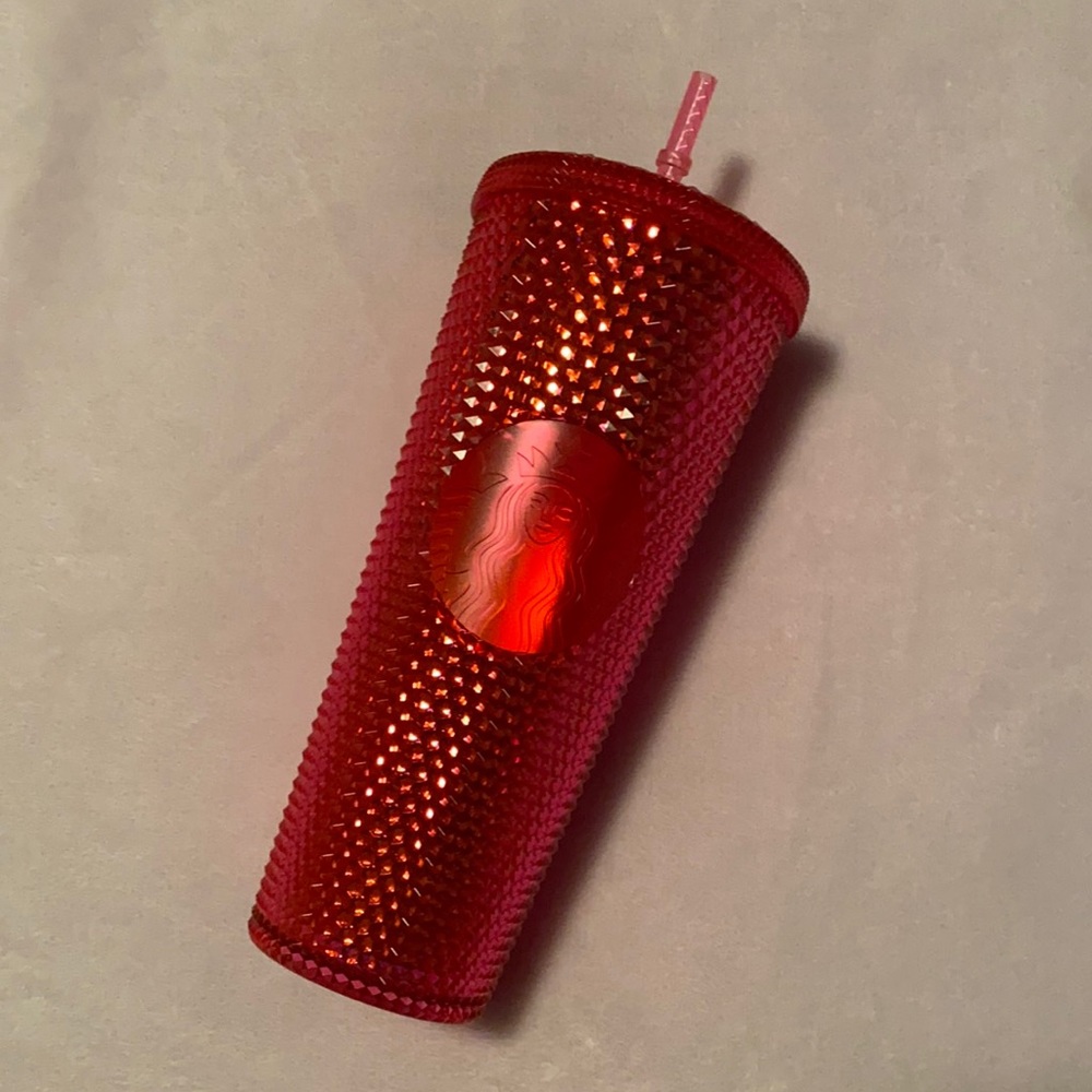 COPY - ✨Hot pink Starbucks studded cup✨